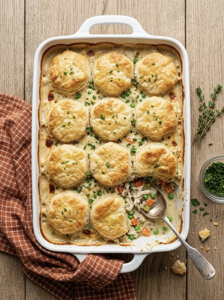 Chicken Pot Pie Casserole