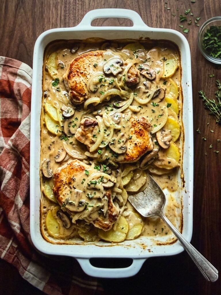 Smothered Pork Chop Casserole