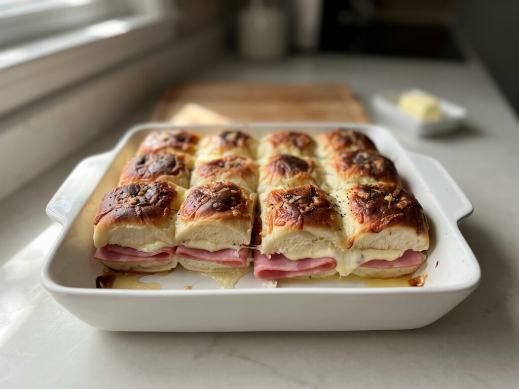 ham and cheese sliders