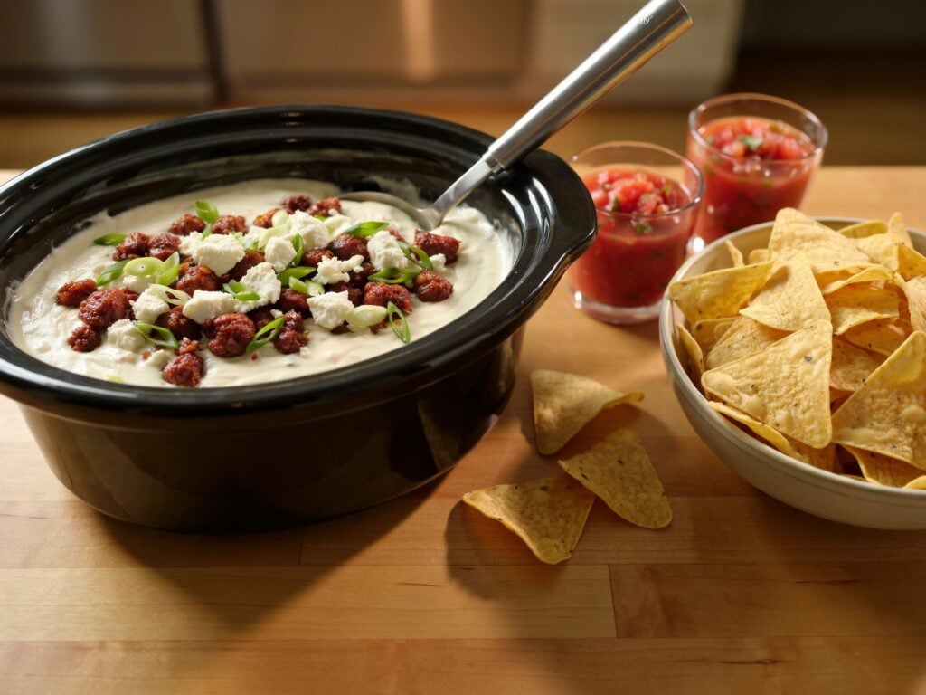 queso blanco with chorizo