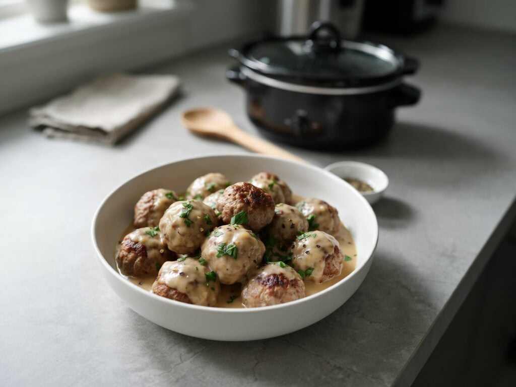 slow cooker swedish meatballs
