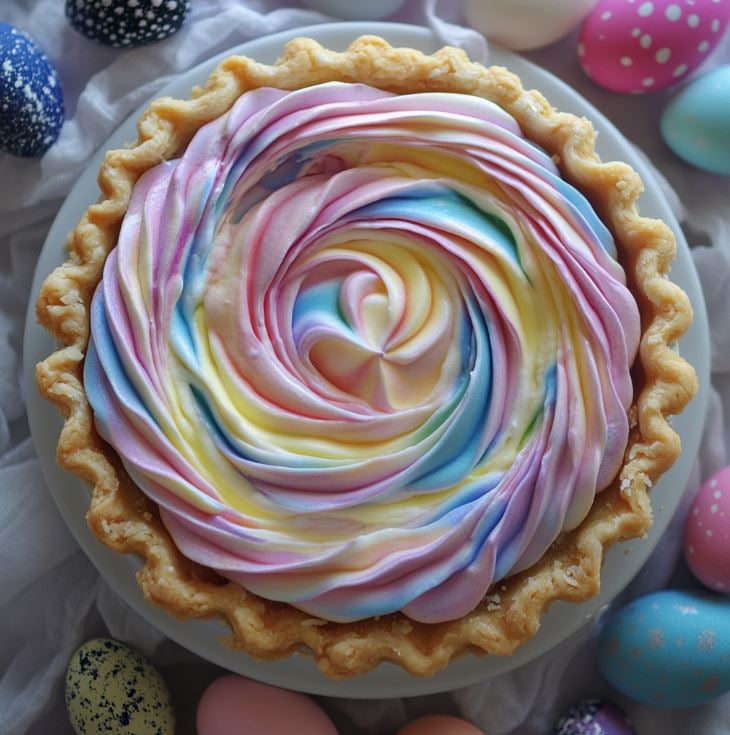 Easter Swirl Pie