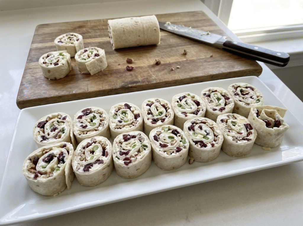 Cranberry Pecan Pinwheels
