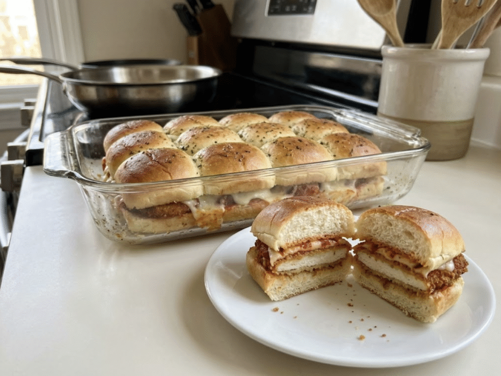 Mini Chicken Parm Sliders