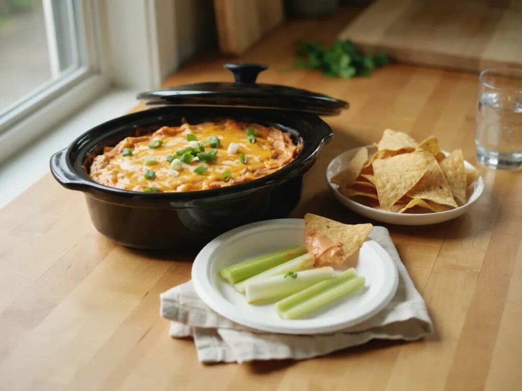 crockpot buffalo chicken dip