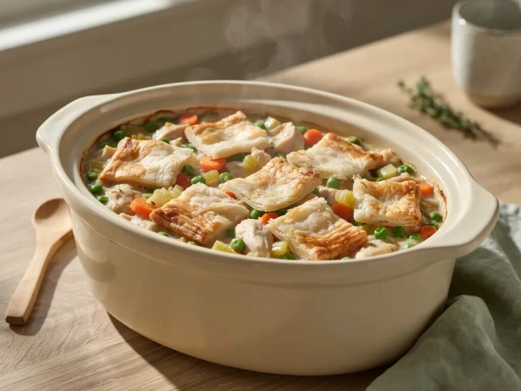 crockpot chicken pot pie