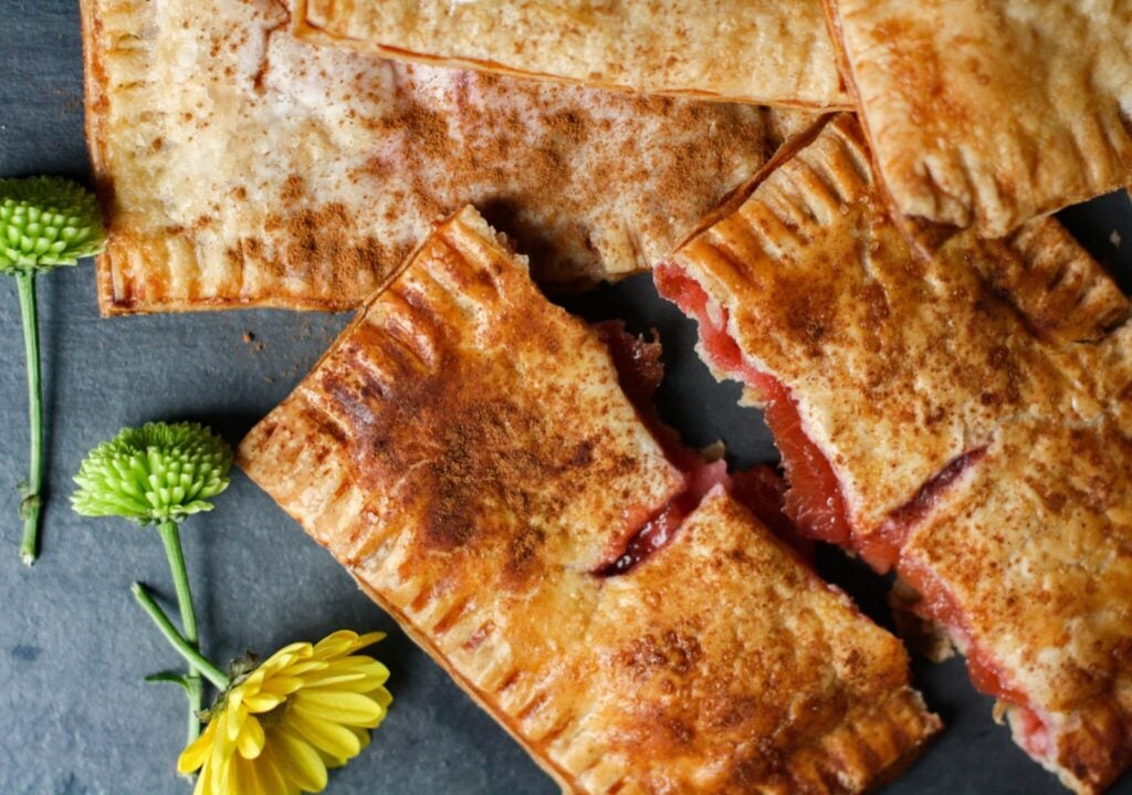 Sugar plum hand pies with honeyed ricotta